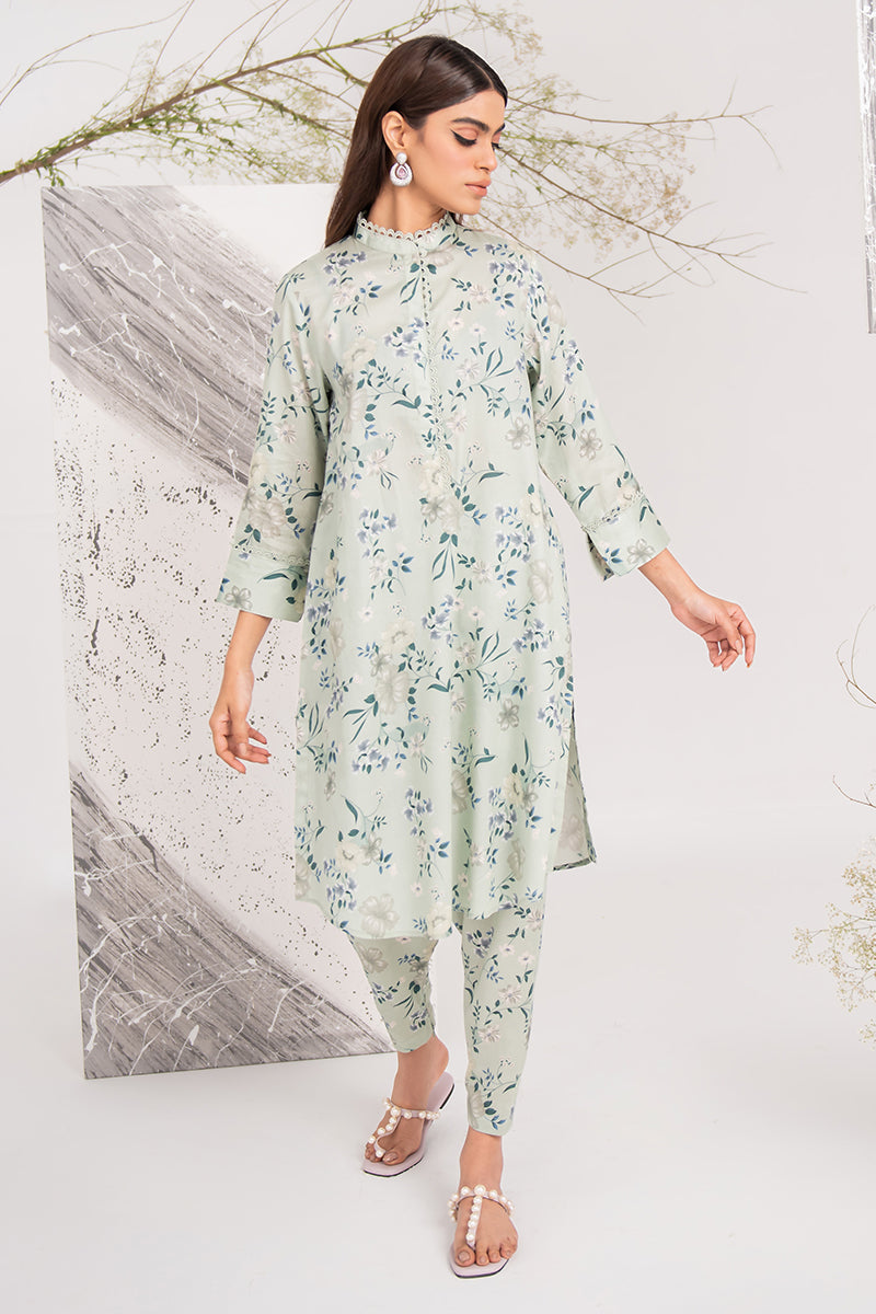 WATER LILLY-2PC (SHIRT & TROUSER)