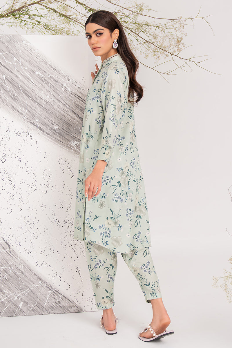 WATER LILLY-2PC (SHIRT & TROUSER)
