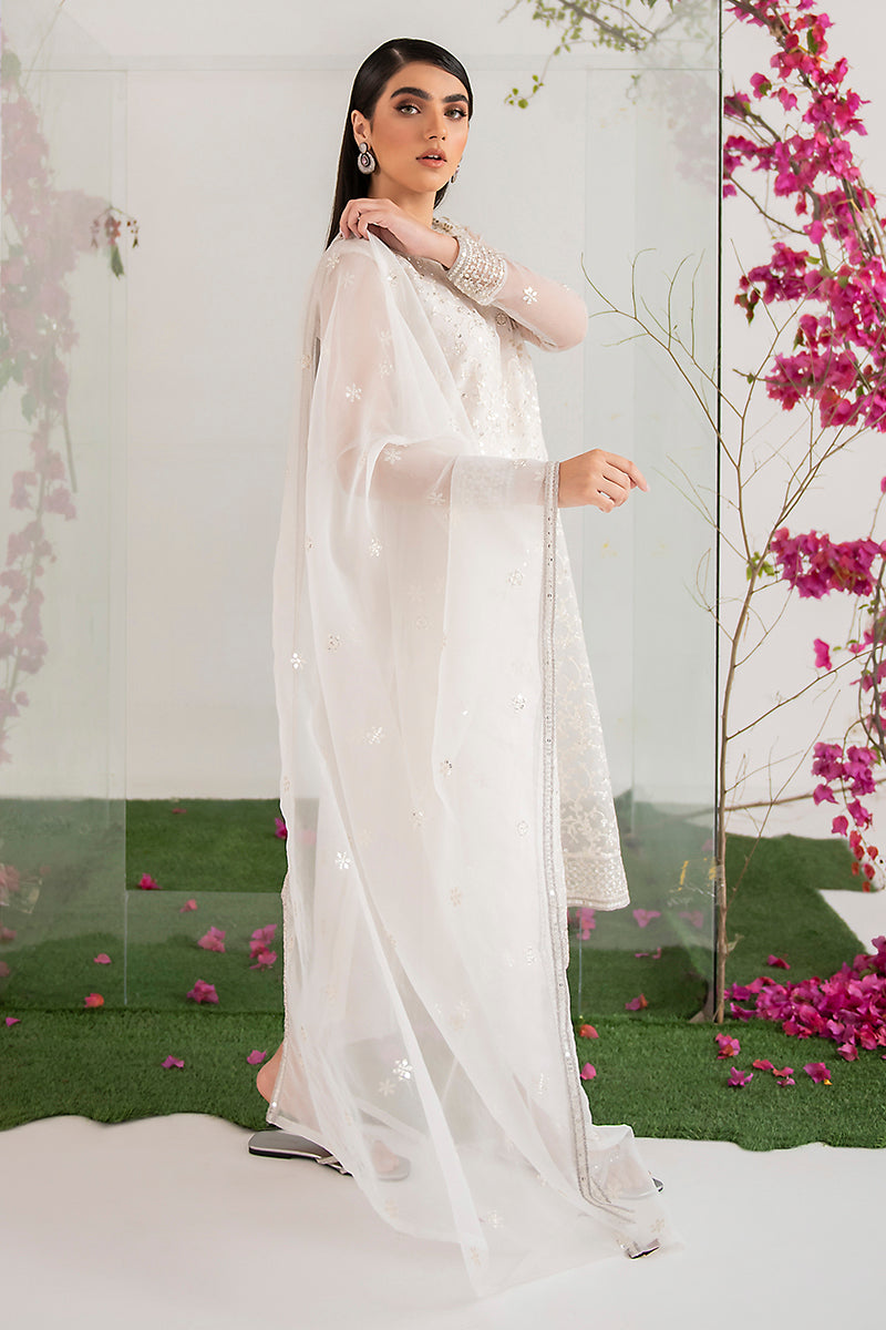 PEARL WHITE-2PC (SHIRT & DUPATTA)