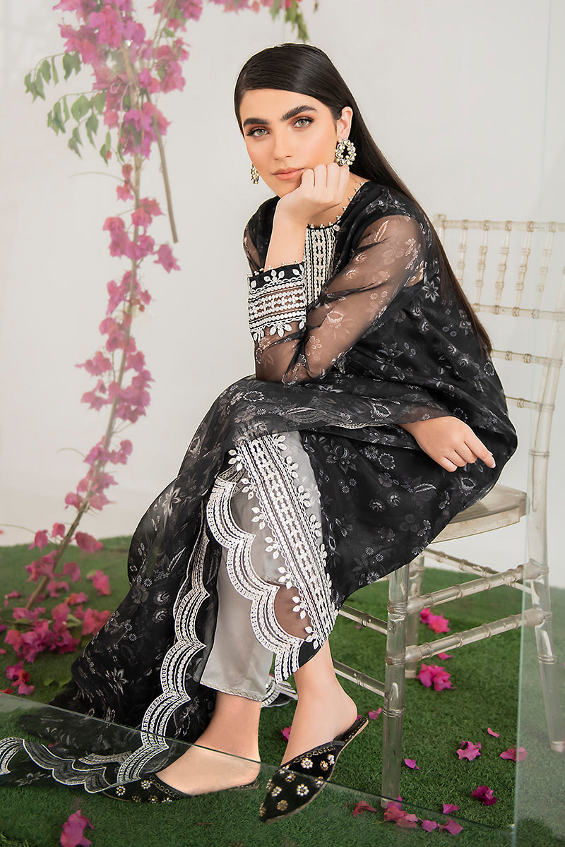 BLACK ONYX-2PC (SHIRT & DUPATTA)