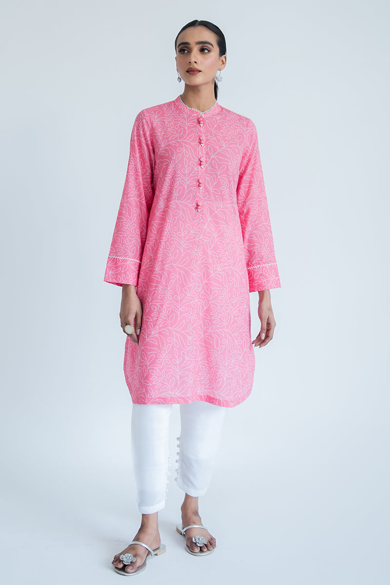 PEACHY GLIDE DIGITAL PRINTED SHIRT