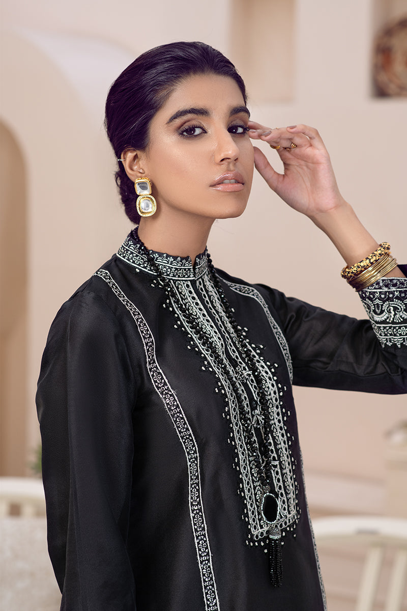 BLACK LUSH - EMBROIDERED SHIRT