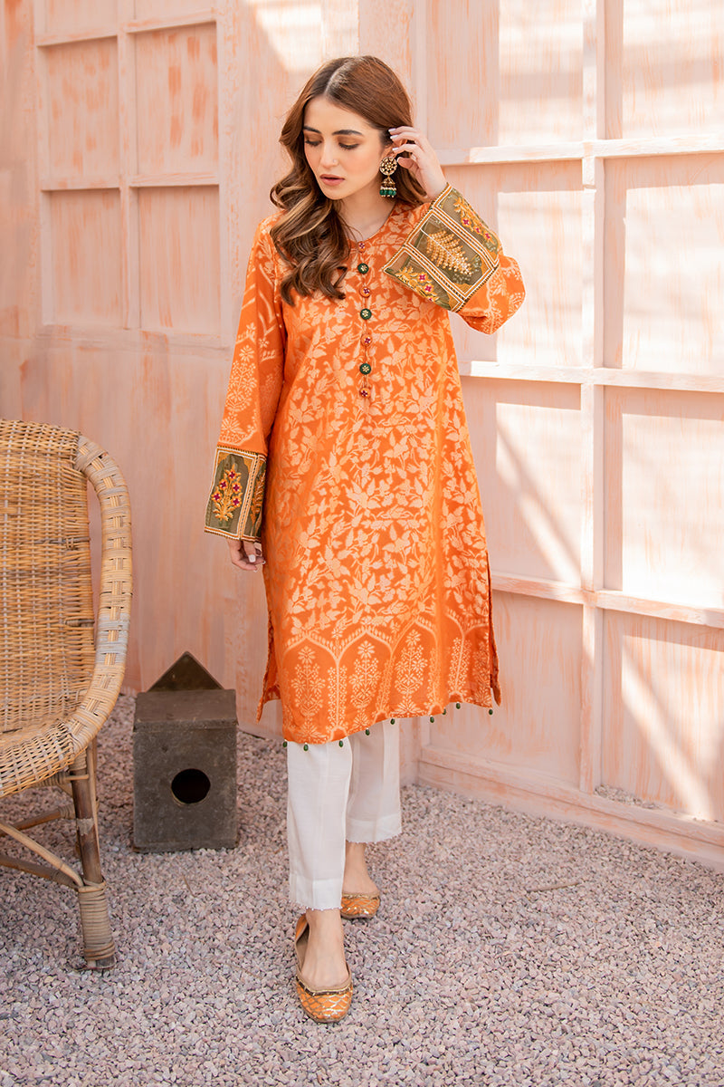 SUNEHRI - EMBROIDERED SHIRT