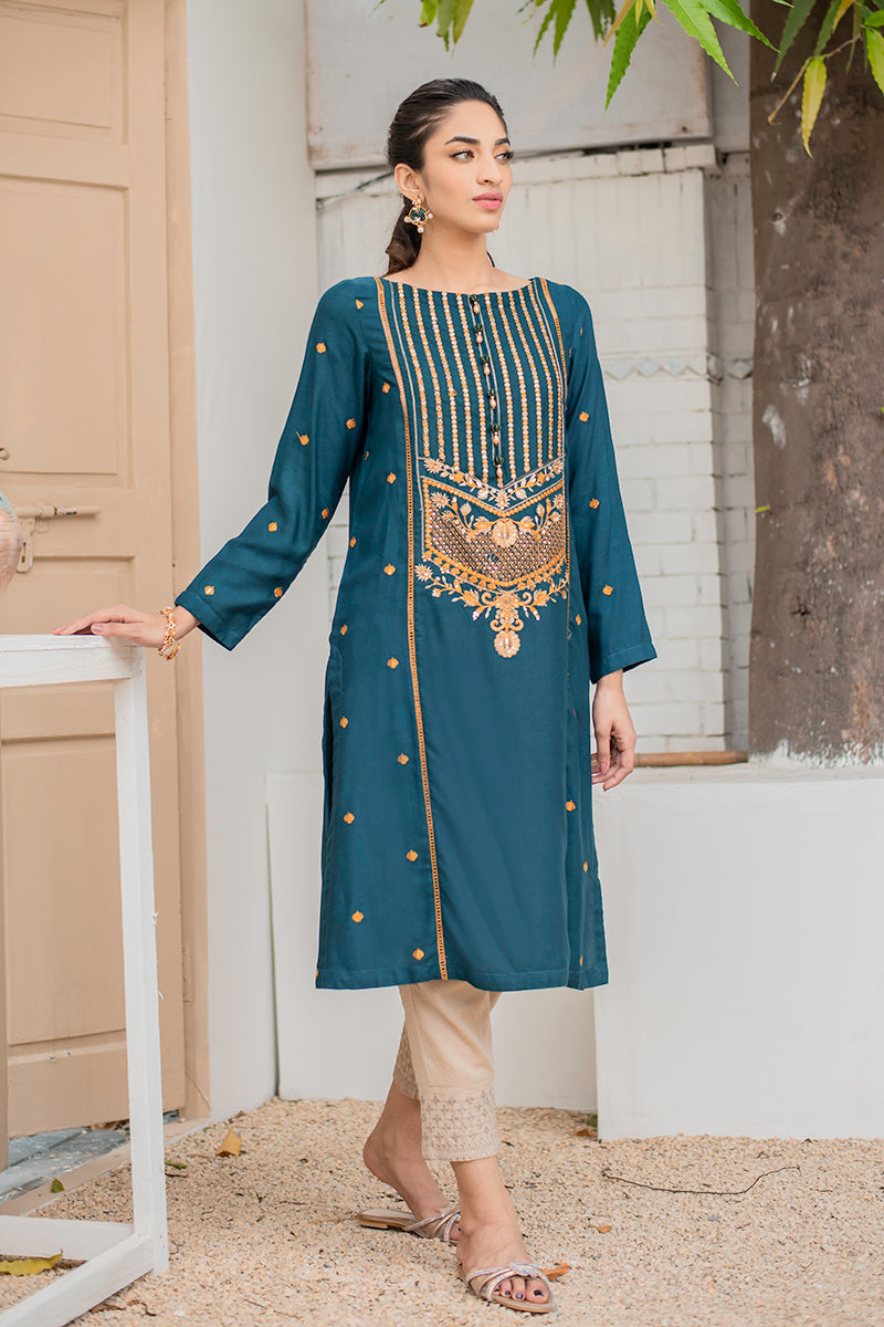 LUSH GARNET - EMBROIDERED SHIRT