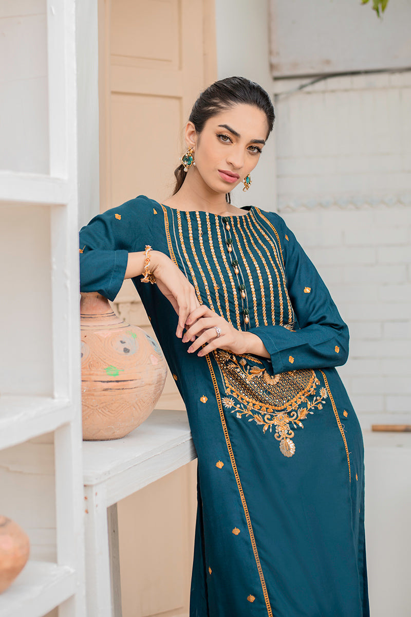 LUSH GARNET - EMBROIDERED SHIRT