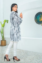 SWIRL RAVEN - EMBELLISHED SHIRT