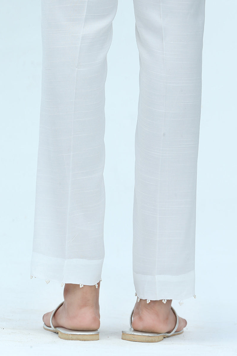 BEADED SILK PANTS 1