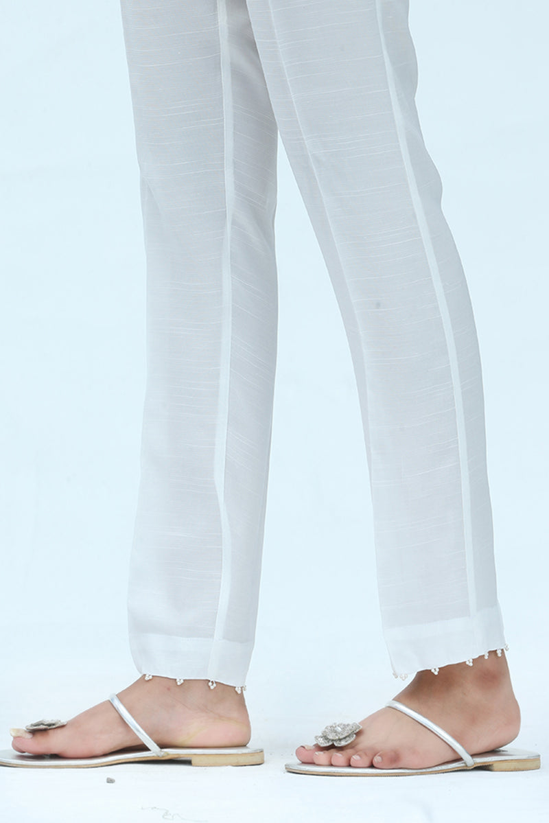 BEADED SILK PANTS 1