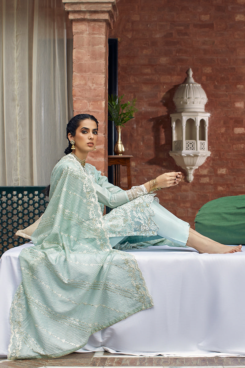 FLORESCENCE GLAM-3PC (SHIRT, TROUSER & DUPATTA)