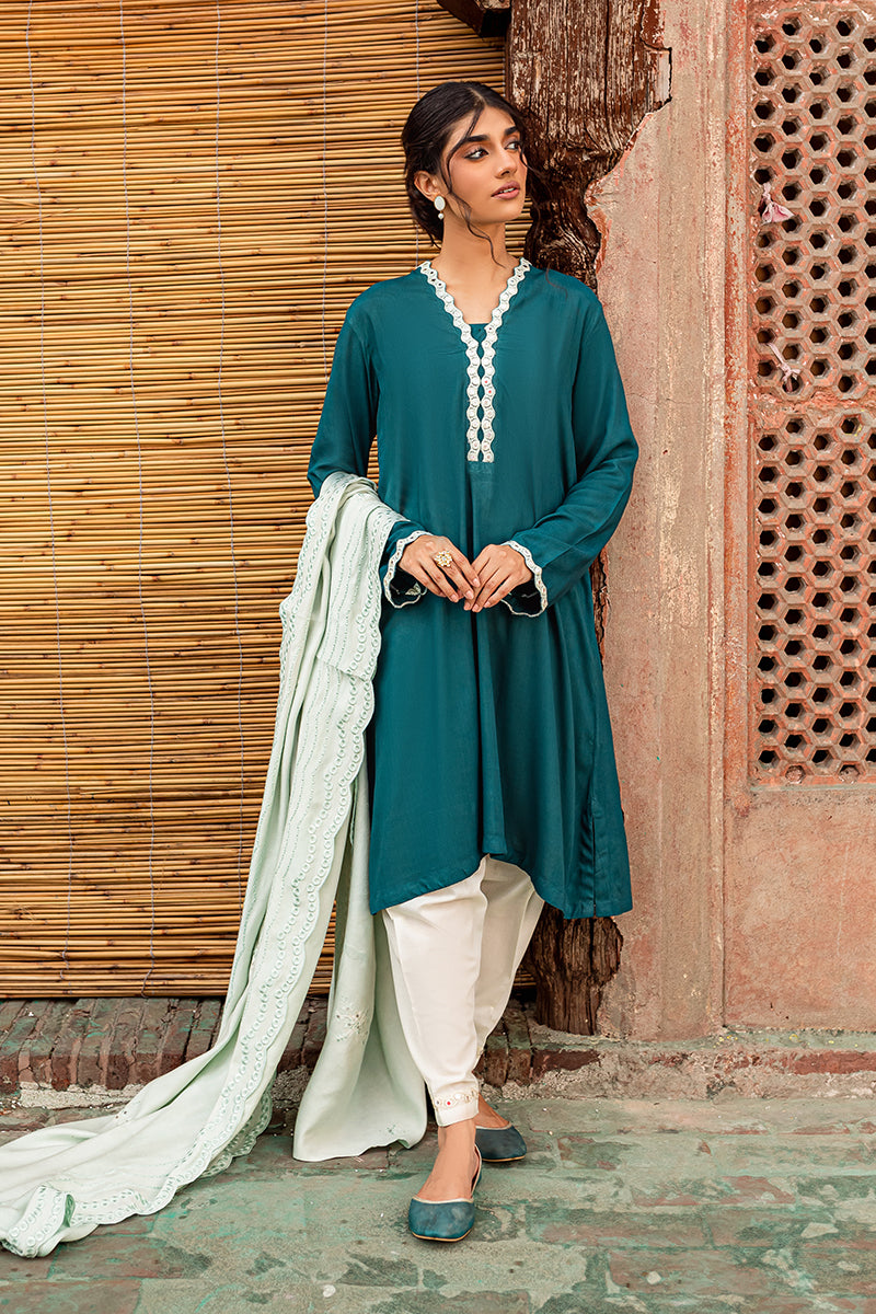 COSMIC JADE-2PC (SHIRT & DUPATTA)