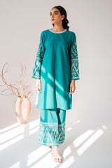 TEAL EBONY-2PC (SHIRT & TROUSER)