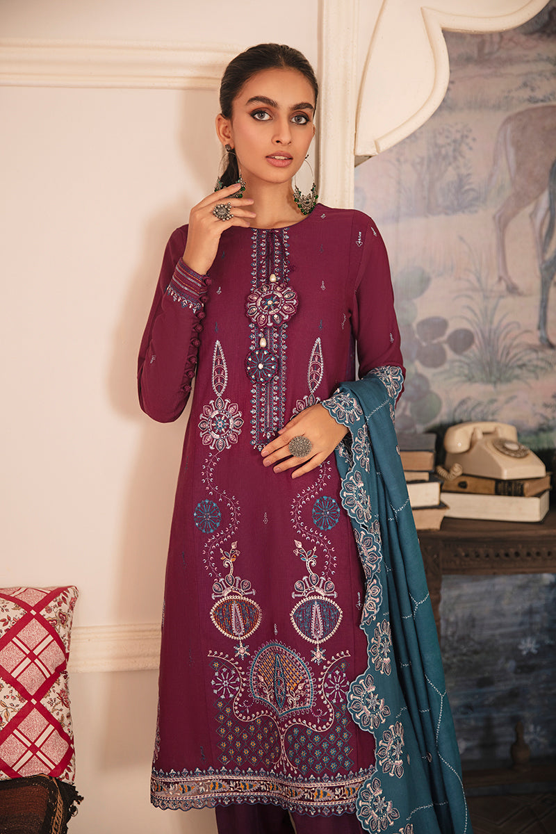 ASTER GLAZE EMBROIDERED SHIRT - 3PC