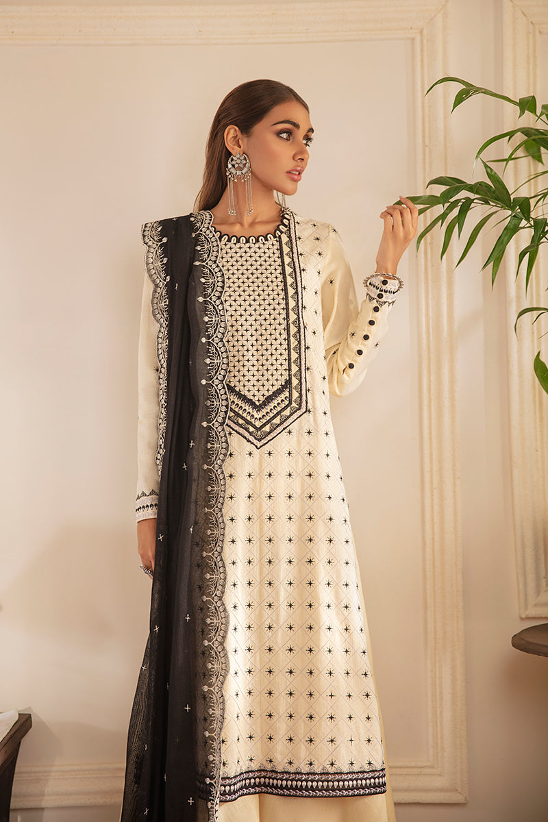 PEARL ACME-3PC KHADDAR EMBROIDERED SUIT
