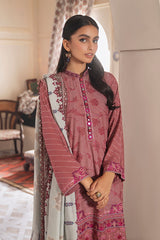 PERIWINKLE AURA EMBROIDERED SHIRT - 3PC