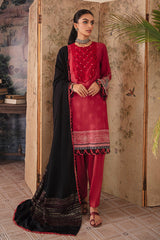 CARDINAL MALLOW - 3PC LINEN PRINTED SUIT