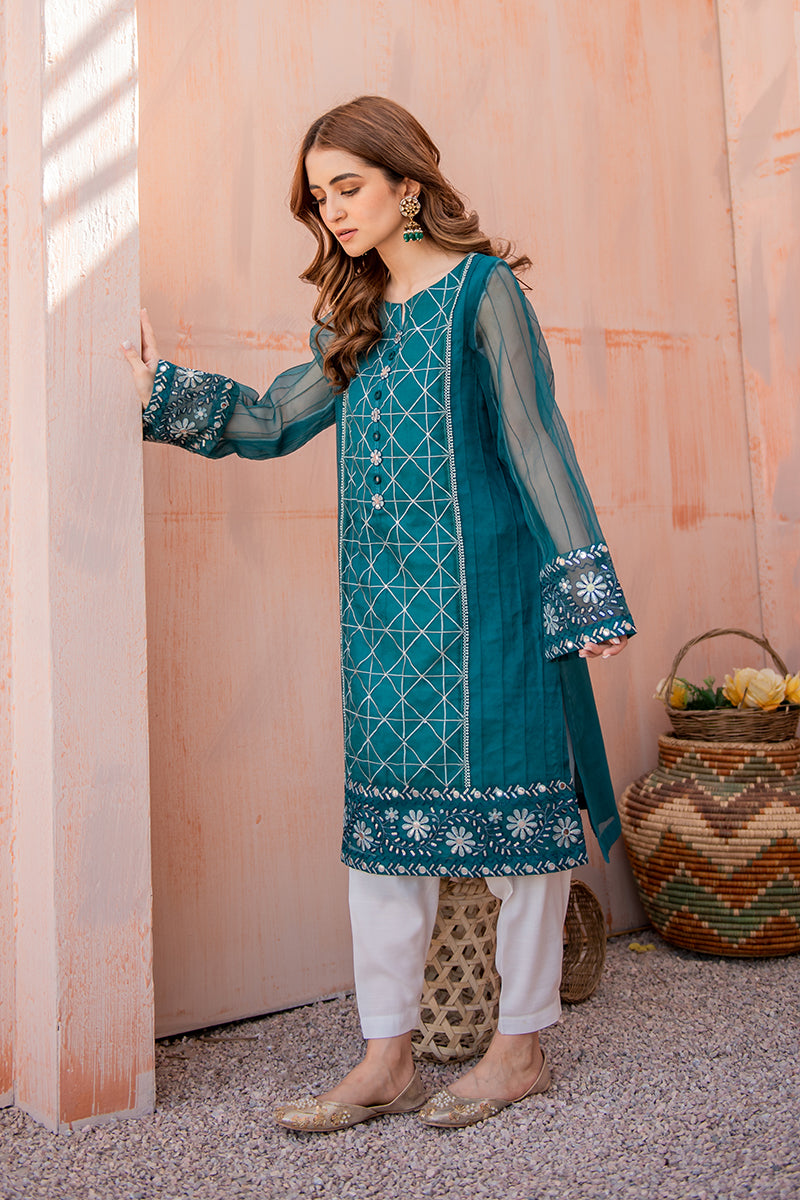 SATRANGI EMBELLISHED SHIRT