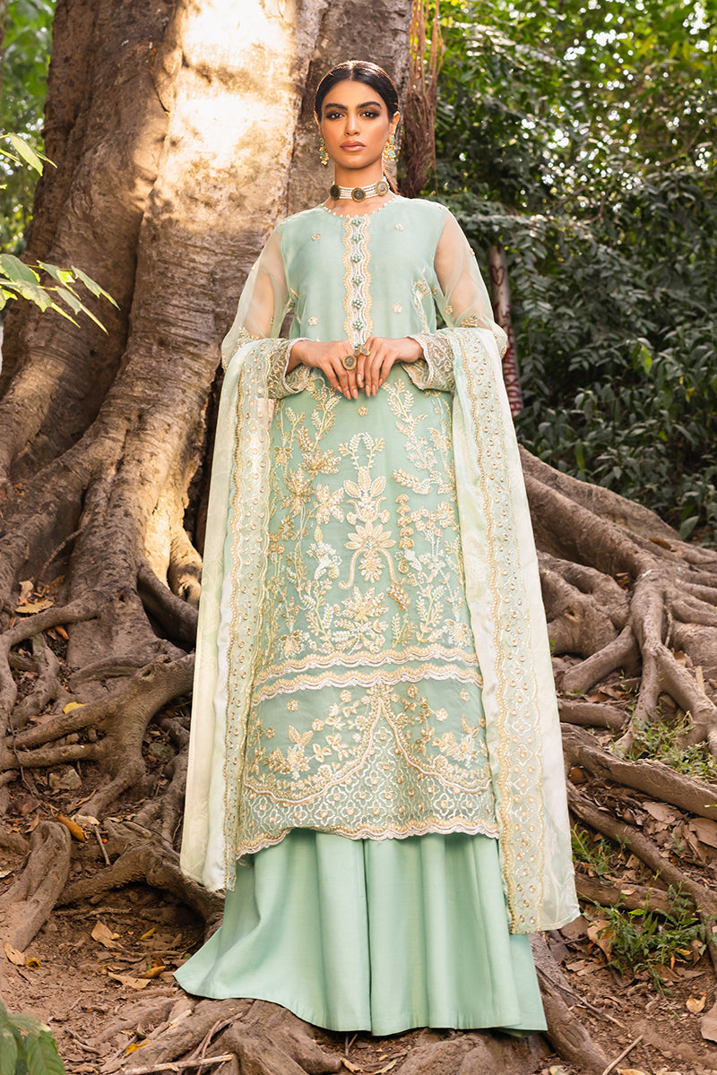 GRANITE ARONA-4PC EMBROIDERED ORGANZA SUIT