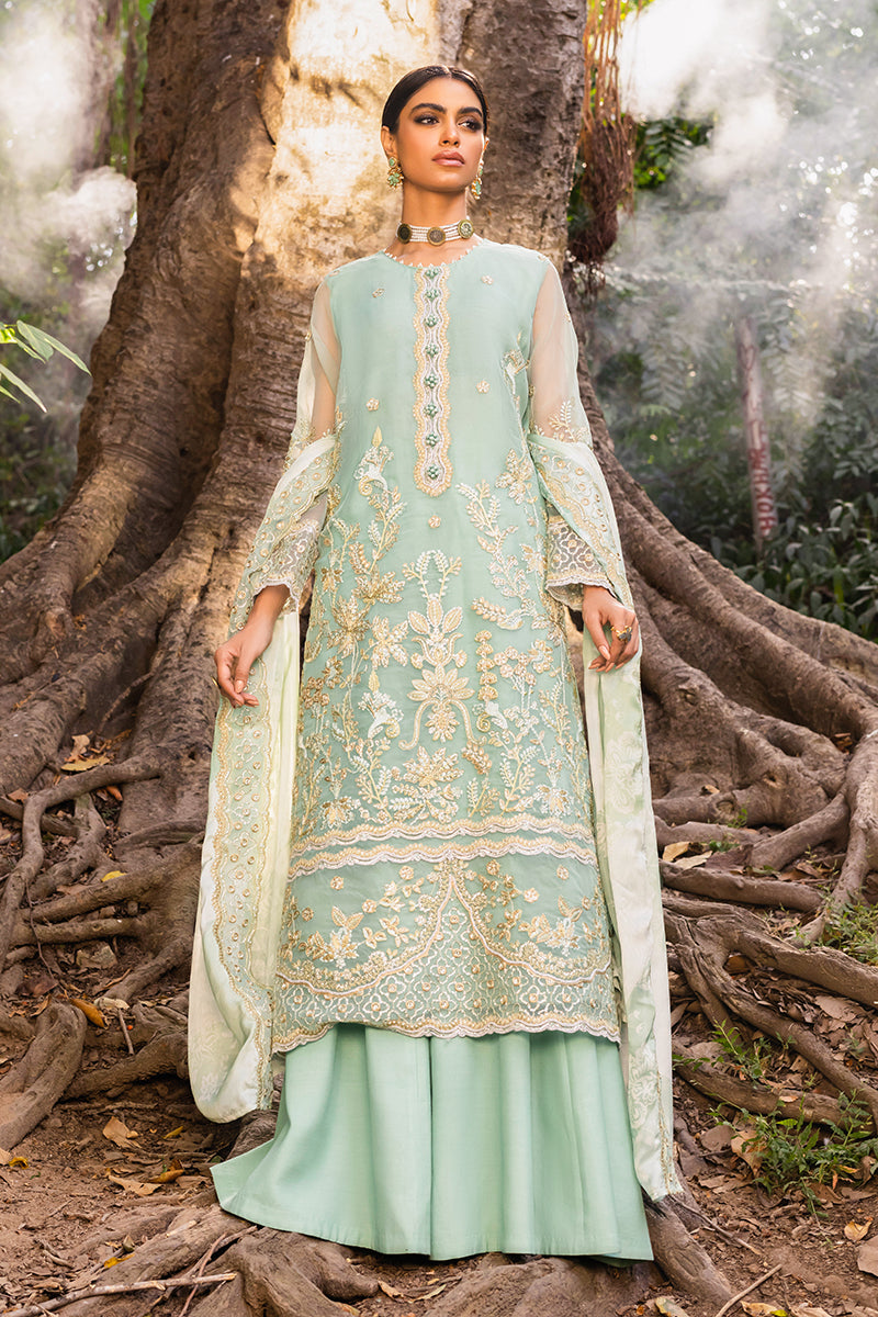 GRANITE ARONA-4PC EMBROIDERED ORGANZA SUIT