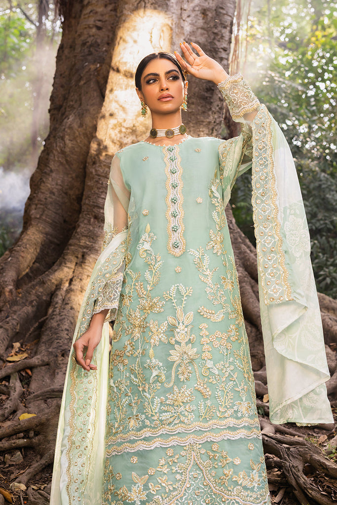 GRANITE ARONA-4PC EMBROIDERED ORGANZA SUIT