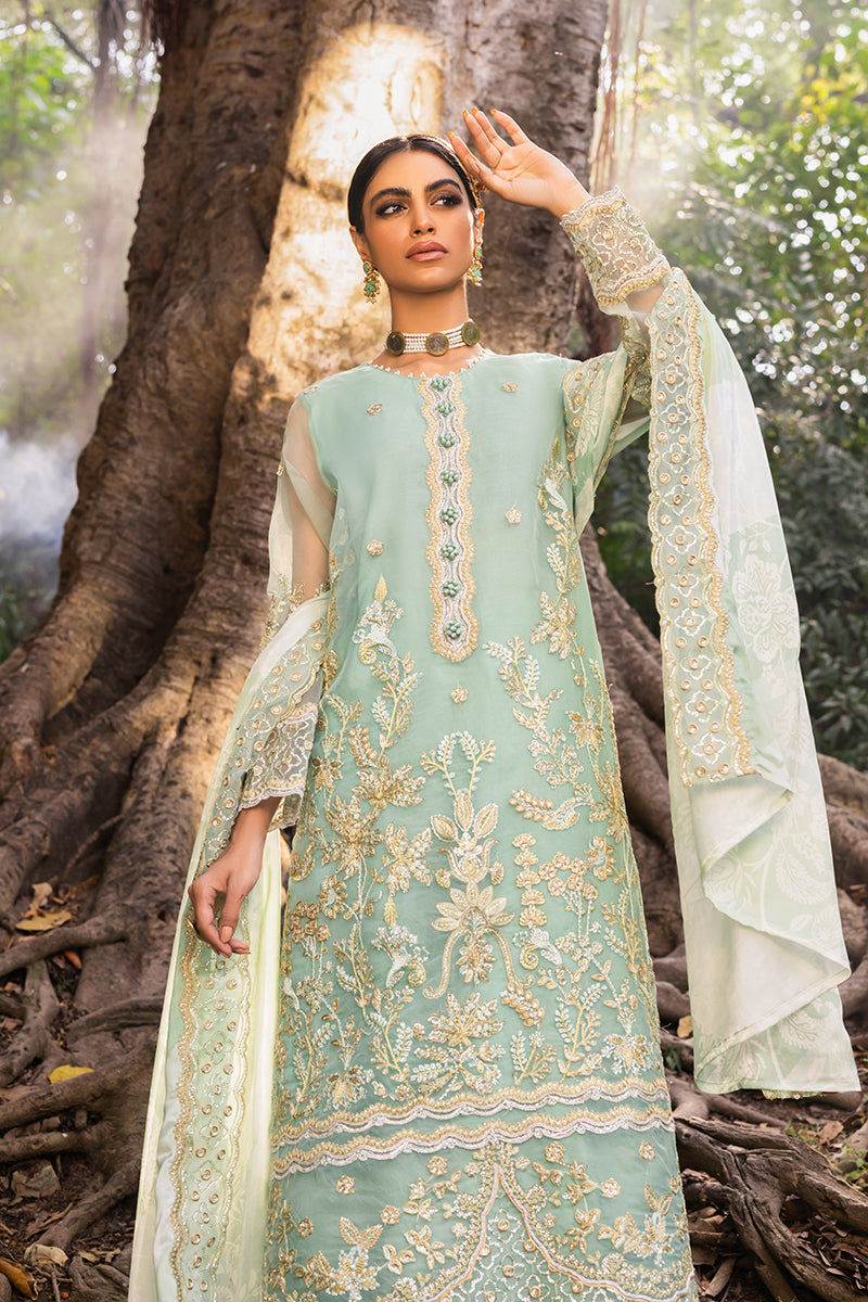 GRANITE ARONA-4PC EMBROIDERED ORGANZA SUIT