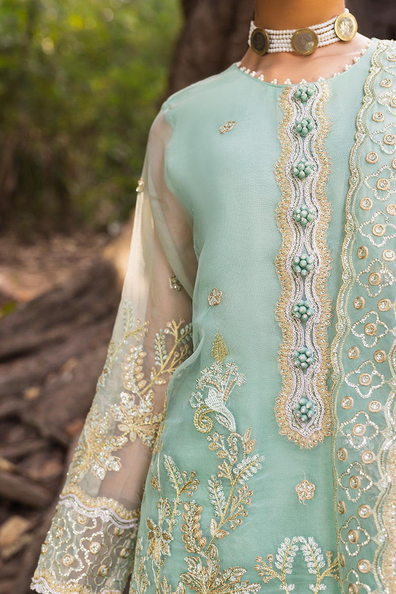 GRANITE ARONA-4PC EMBROIDERED ORGANZA SUIT