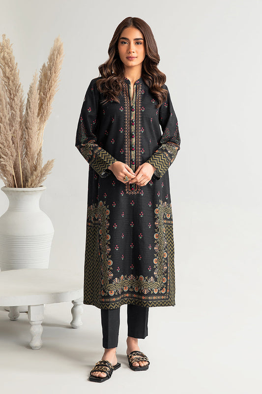 NIGHT BLOOM-2PC KHADDAR PRINTED SUIT