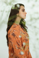 AMBER BLOOM-2PC LINEN PRINTED SUIT