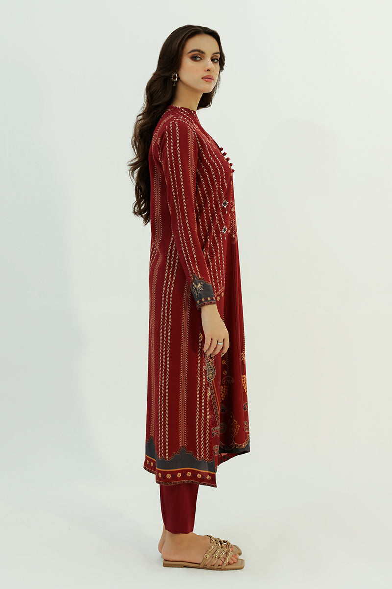 ETHEREAL RIO-2PC LINEN PRINTED SUIT