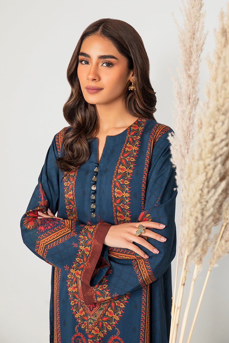 OCEAN BUFF-2PC PRINTED LINEN SUIT