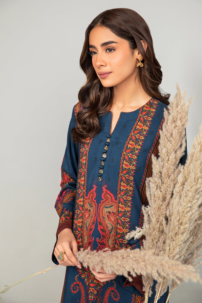 OCEAN BUFF-2PC PRINTED LINEN SUIT