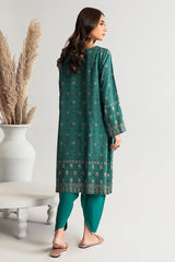 RADIANT TEAL-2PC PRINTED LINEN SUIT