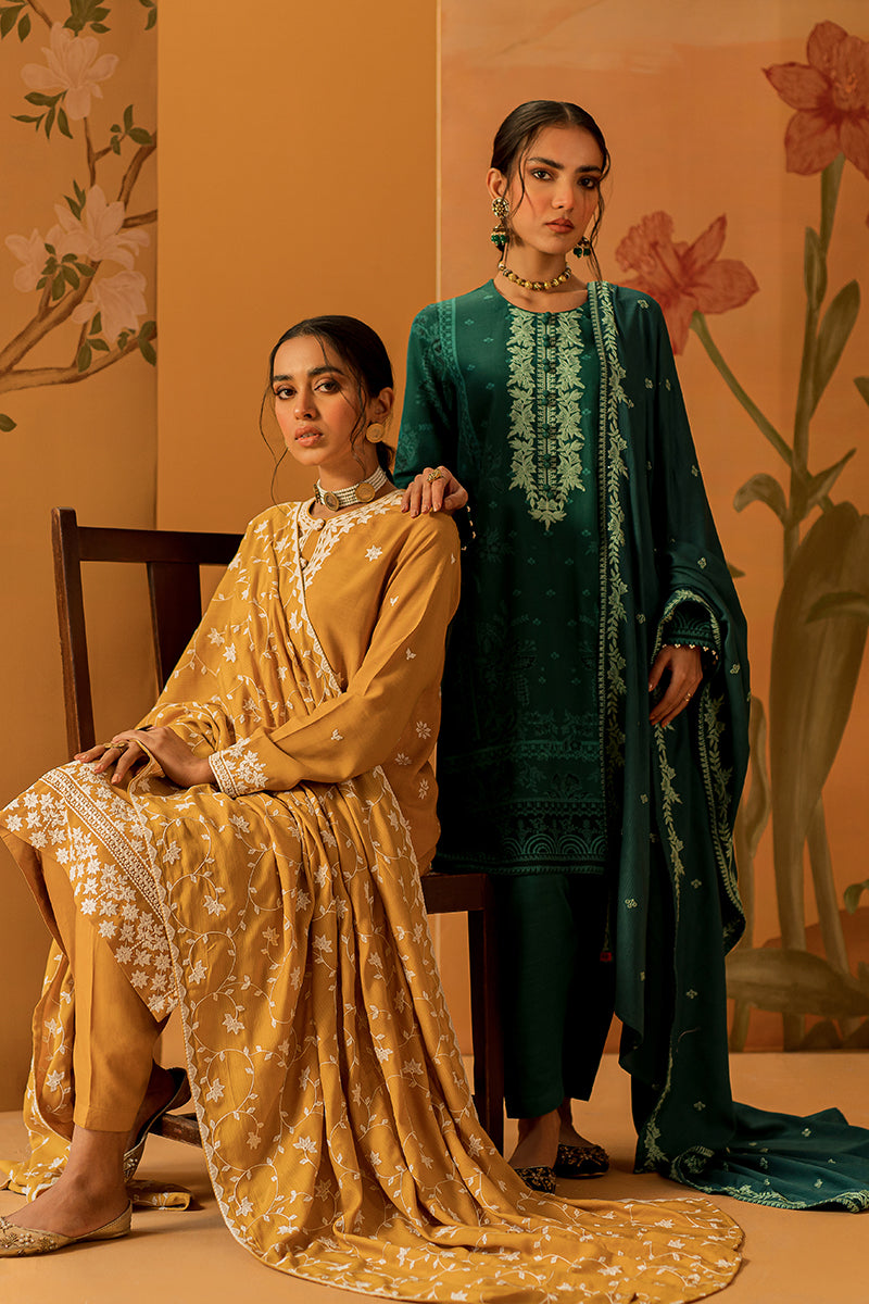 PRUSSIAN CHARM-3PC DIGITAL PRINTED KHADDAR SUIT