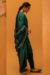 PRUSSIAN CHARM-3PC DIGITAL PRINTED KHADDAR SUIT