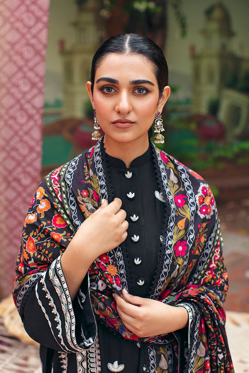 CLASSY ORNATE-3PC-EMBROIDERED LINEN SUIT