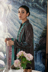 COAL DUST-3PC- LINEN SUIT