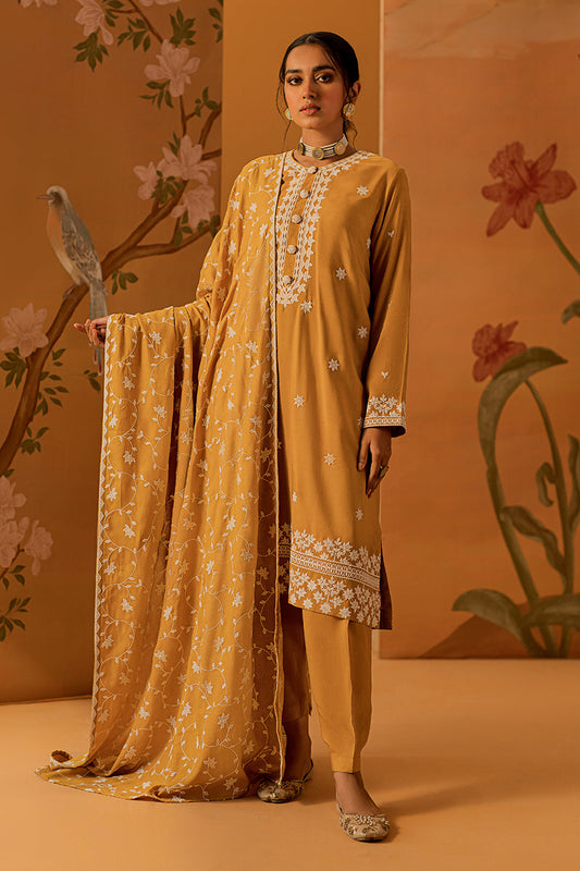 SANDY ALLURE-3PC EMBROIDERED MARINA SUIT