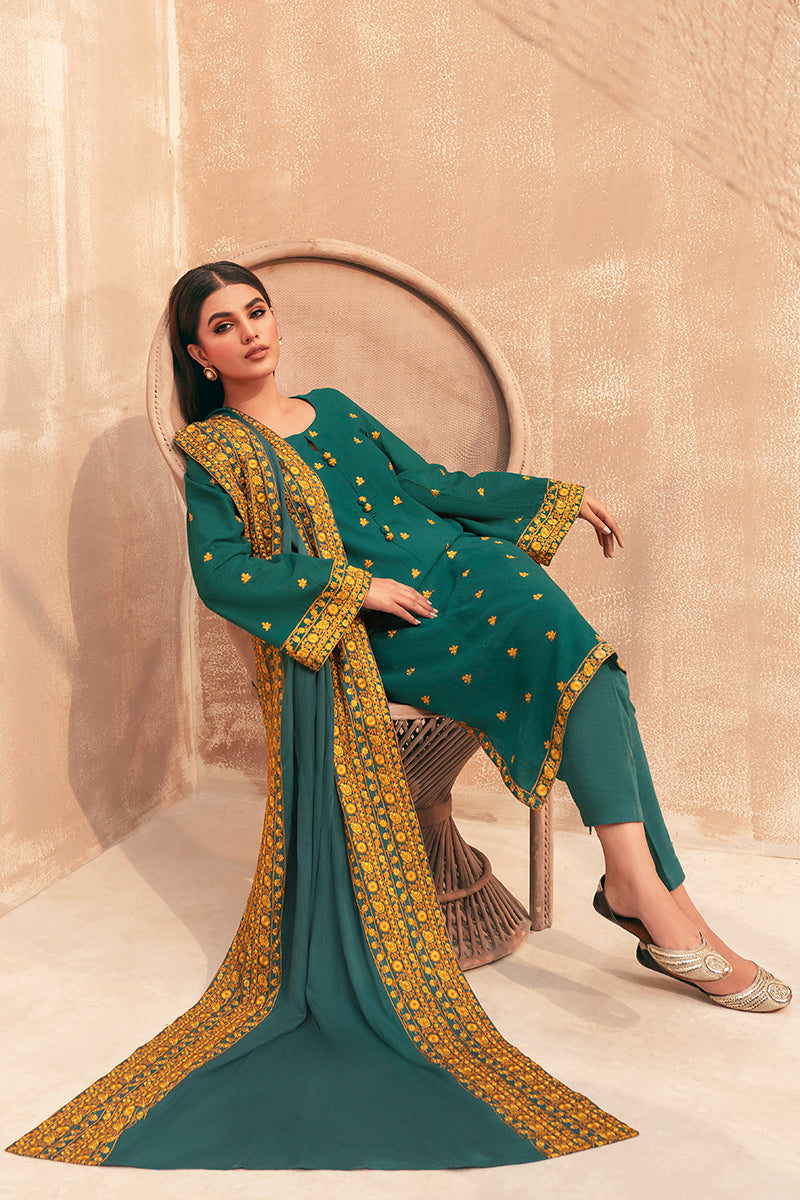 IZEL RUST-2PC (SHIRT & DUPATTA)