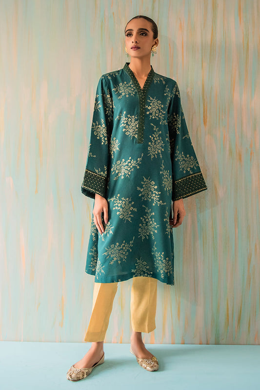 MISTY JADE EMBELLISHED SHIRT