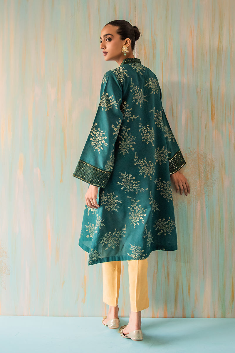 MISTY JADE EMBELLISHED SHIRT