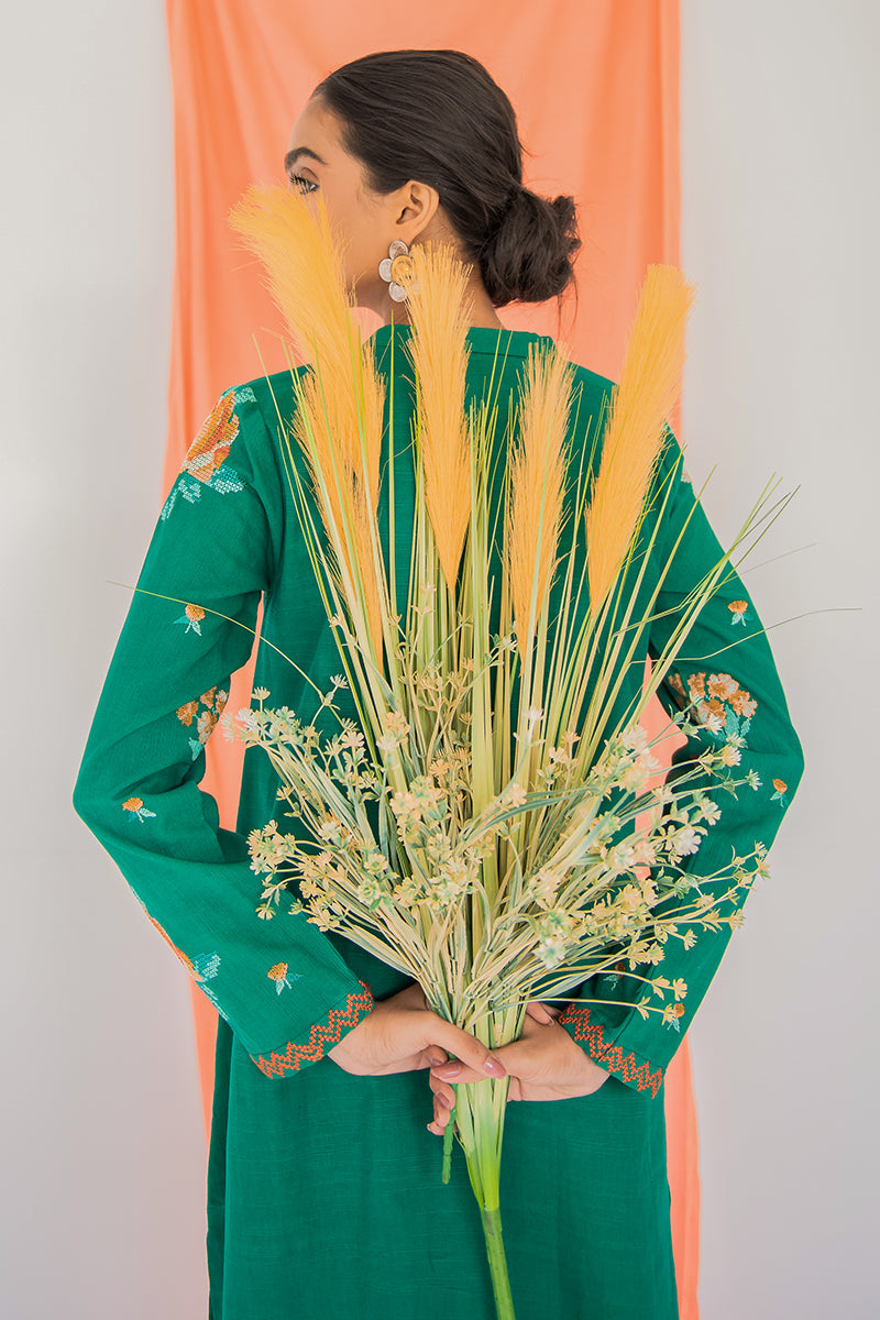 BERYL LEAF EMBROIDERED SHIRT
