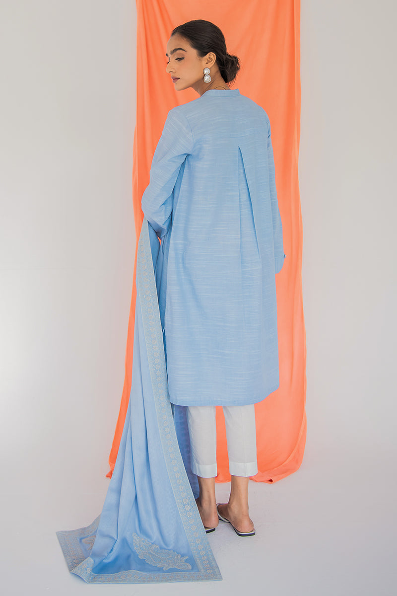 INSIGNIA BLUE-2PC (SHIRT & DUPATTA)