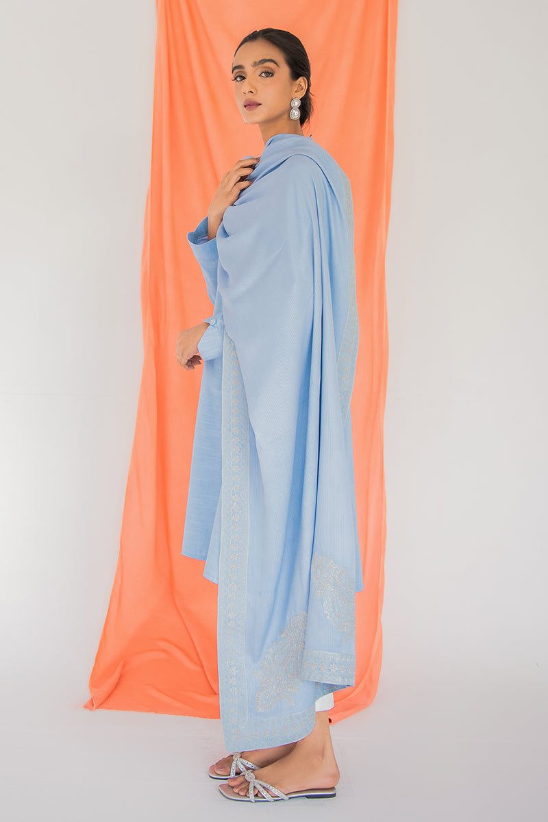 INSIGNIA BLUE-2PC (SHIRT & DUPATTA)