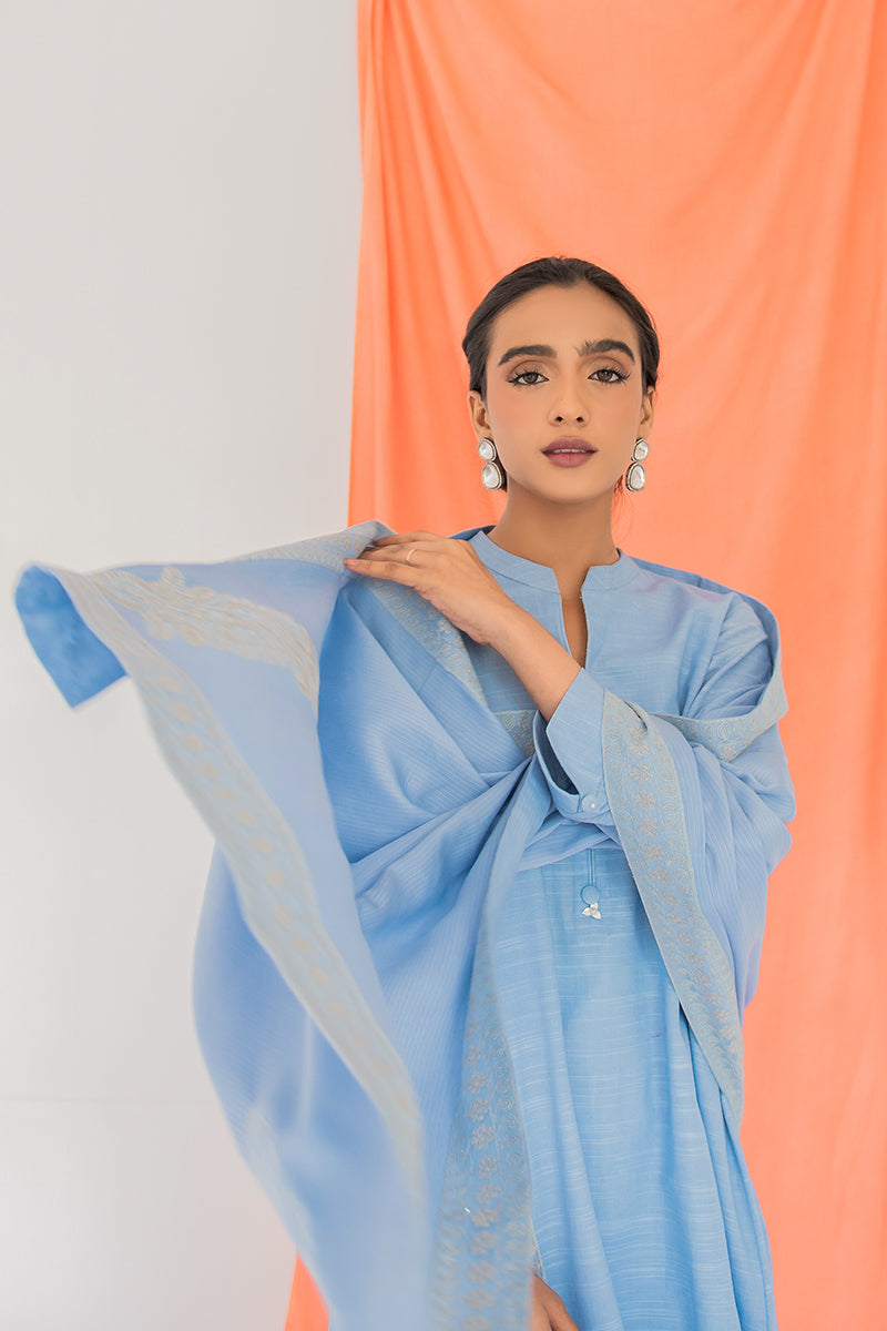 INSIGNIA BLUE-2PC (SHIRT & DUPATTA)