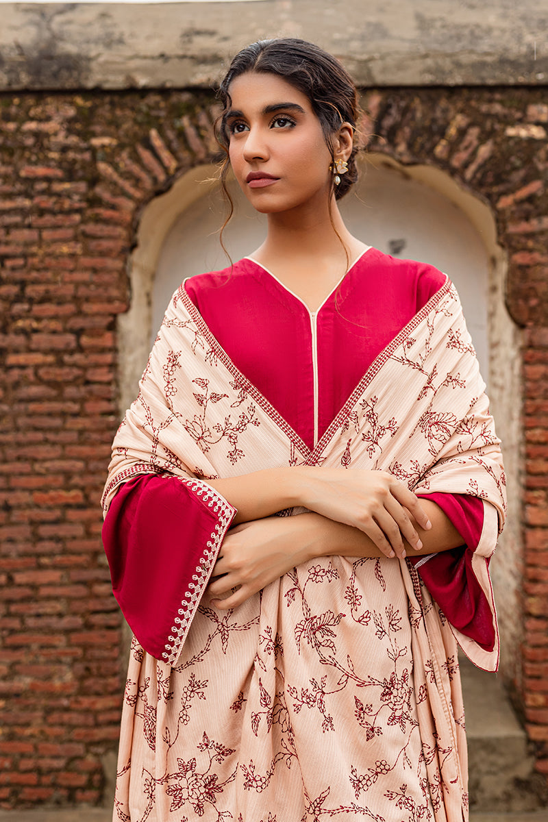 RUBY RED-2PC (SHIRT & DUPATTA)