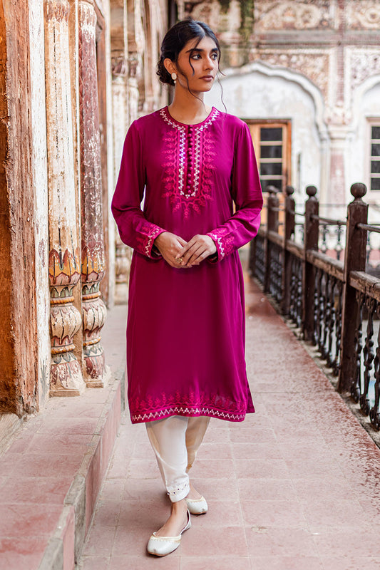 RADIANT MAGENTA LINEN SHIRT
