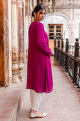 RADIANT MAGENTA LINEN SHIRT