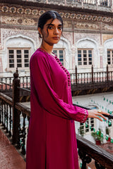 RADIANT MAGENTA LINEN SHIRT