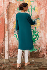 RUSTIC TEAL LINEN SHIRT