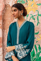 RUSTIC TEAL LINEN SHIRT