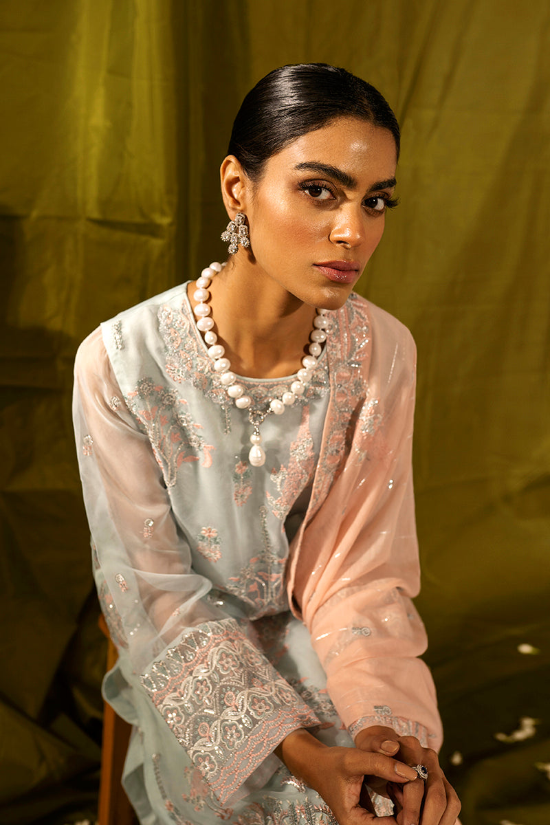 MINT FOREST-2PC (SHIRT & DUPATTA)